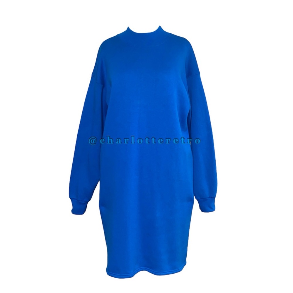 vtg LEE Long Sweatshirt Dress • Made in USA
